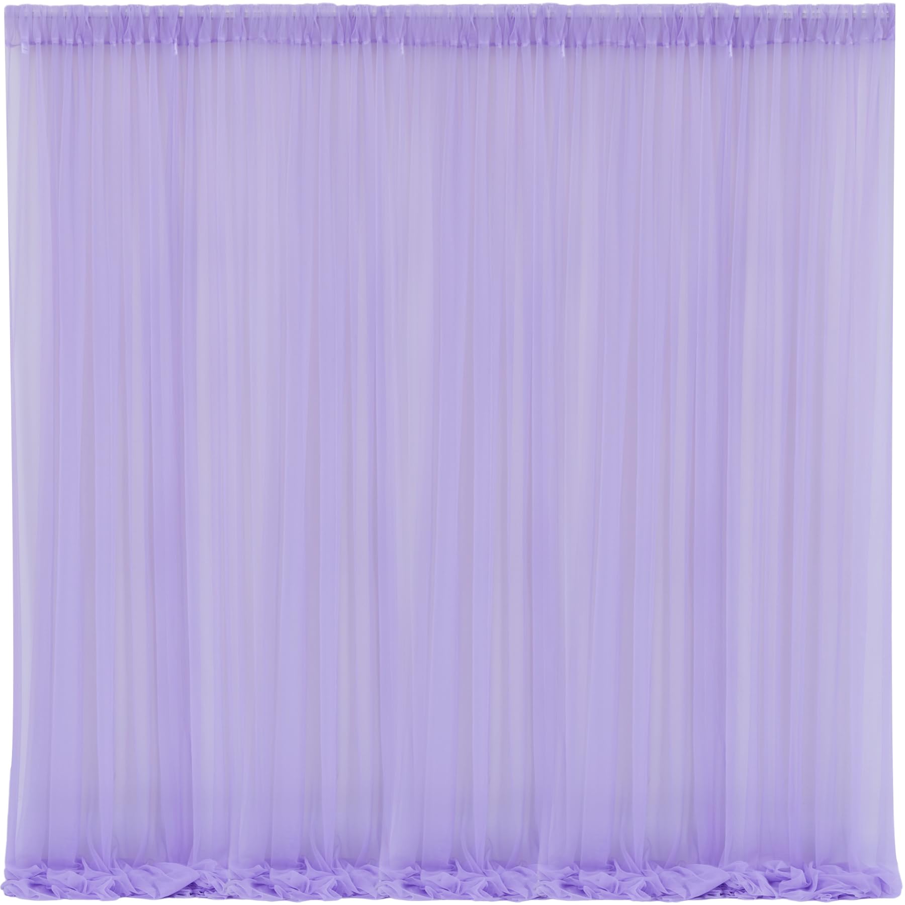 10X10 Purple Tulle Backdrop Curtains For Parties, Sheer Backdrop Curtain Wedding Photo Backdrop Drapes For Baby Shower Photograp