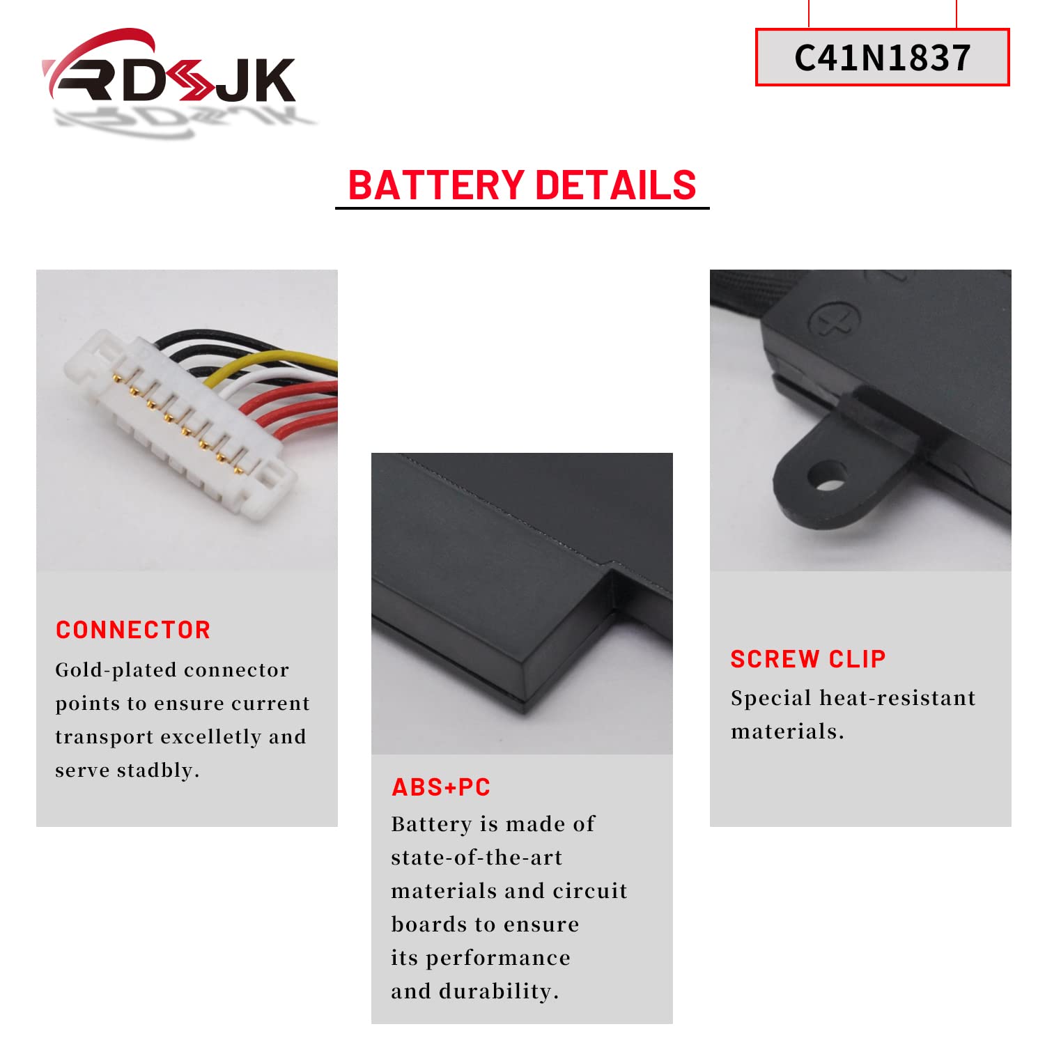 C41N1837 Laptop Battery For Asus Rog Zephyrus Ga502Du Ga502Gu Ga502Iv Gu502Du Gu502Gu Gu502Gw Gu502Gv Gu502Lv Gu502Lw Gu502Lu Gu