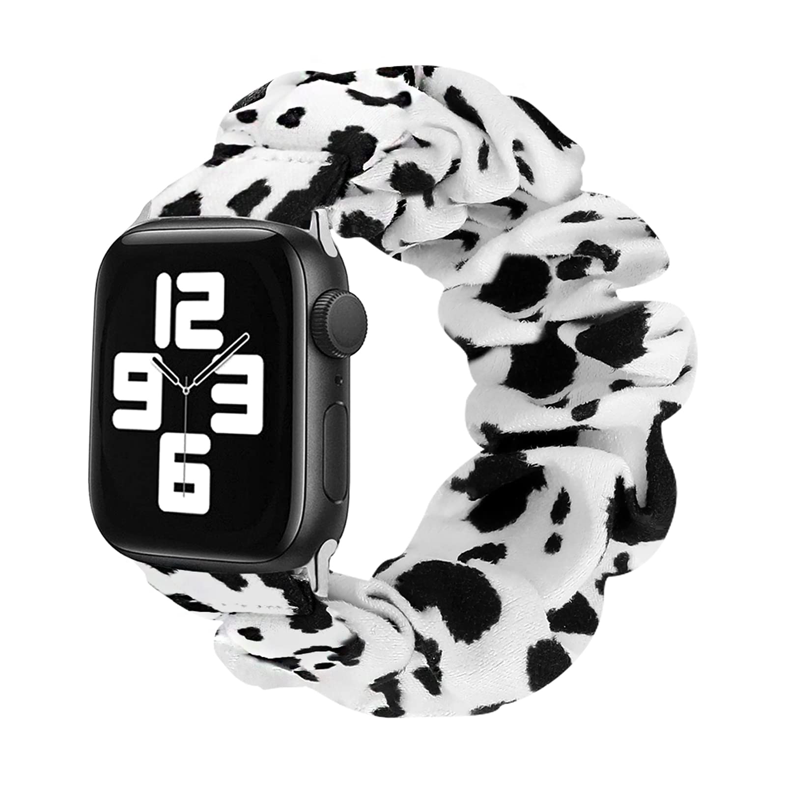Monoblanks Scrunchie Elastic Watch Band Compatible With Apple Watch Band 38Mm/40Mm/41Mm 42Mm/44Mm/45Mm,Thick Elastic Band Replac