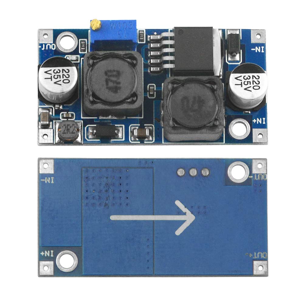 Xingyheng 5Pcs Xl6009 Dc-Dc Buck Boost Voltage Converter Power Module 4A 400Khz Adjustable Switch Module 3.8-30V To 1.25-35V Pow