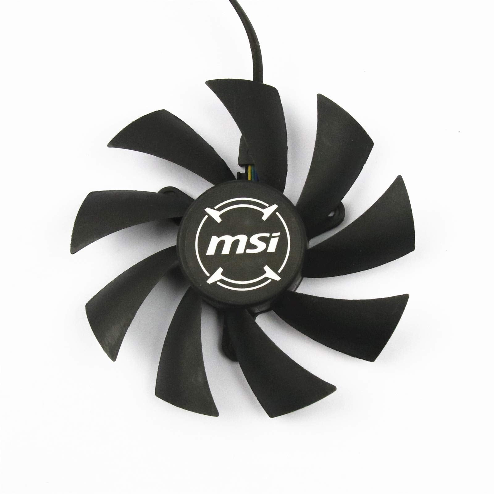 New Graphics Card Fan For Pla09215B12H Msi Gtx450 550 Hd6850 Hd6870 N460Gtx N560Gtx 570 580Gtx Video Card 4Pin 87Mm 12V 0.55A
