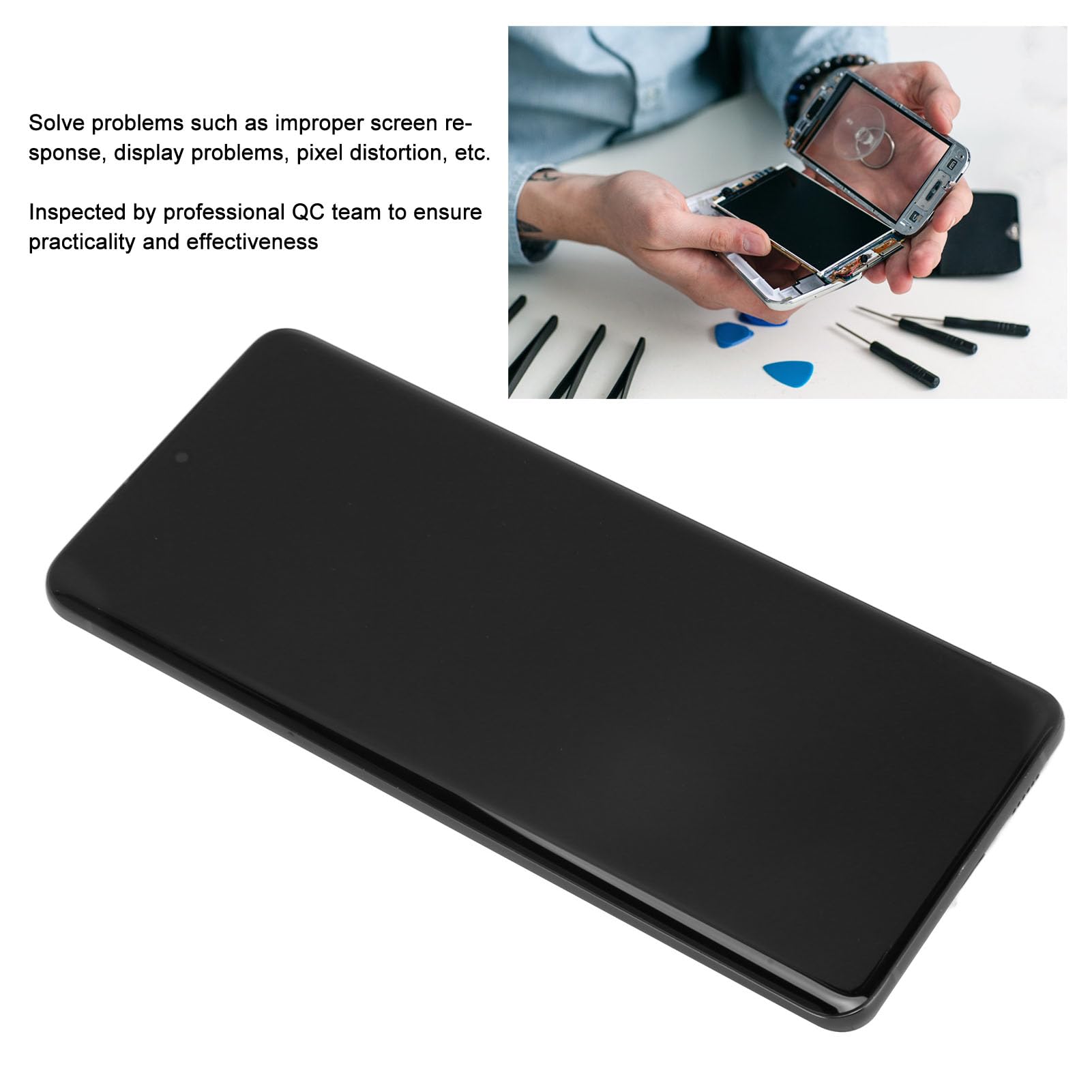 Oled Screen For Galaxy S20 Plus, Touch Screen Digitizer Assembly With Complete Repair Tool, Smartphone Screen Replacement, Finge