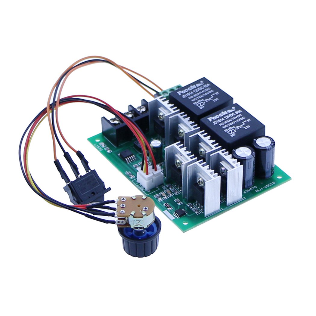 High Power 40A Reversing Dc 12V 24V 36V 48V Motor Governor Speed Controller Reversing Switch