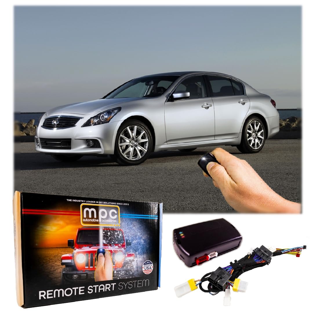 Mpc Complete Factory Remote Activated Remote Start Kit For 2010 2013 Infiniti G37   Push To Start   With T Harness