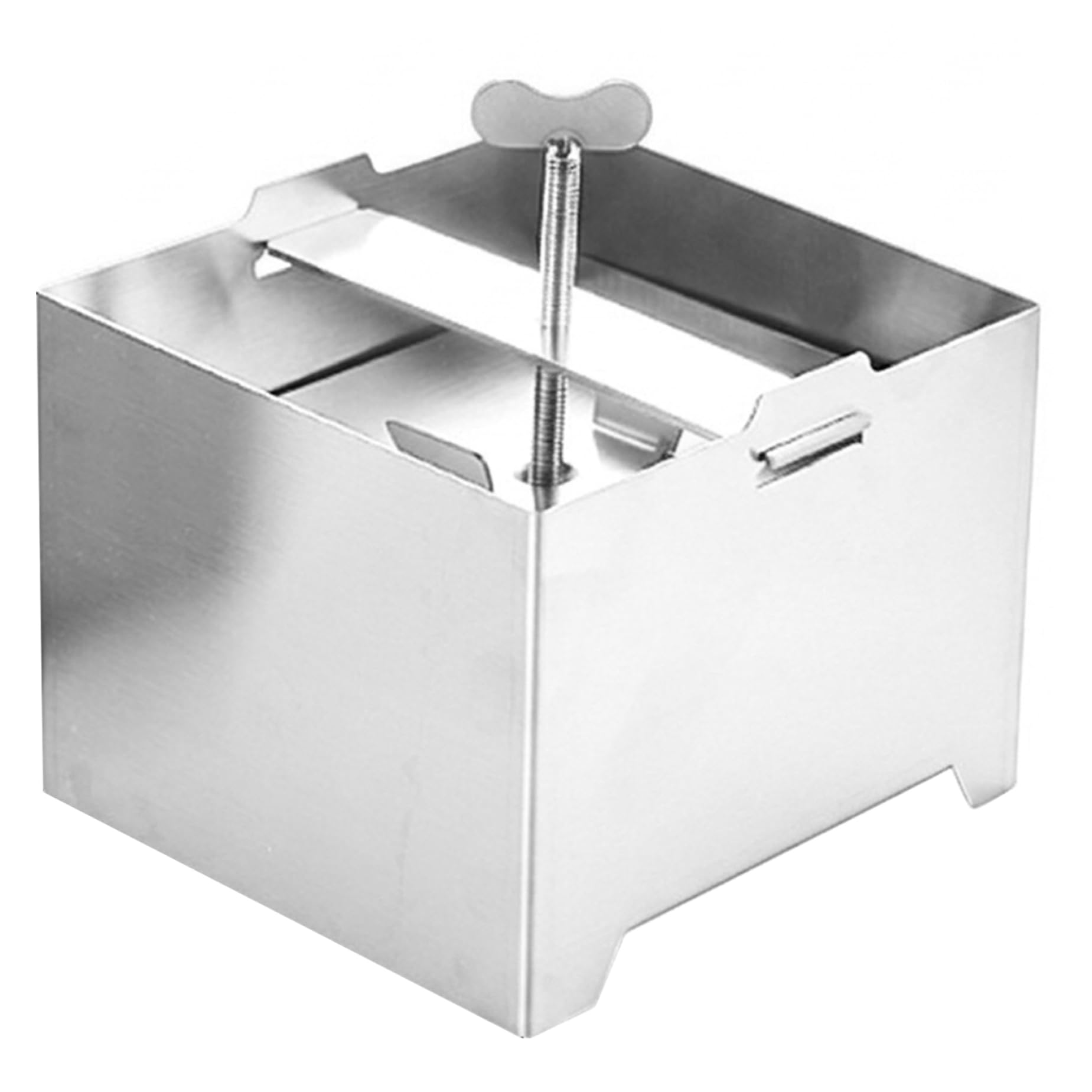 Tofu Press Stainless Steel - 304 Food Grade Tofu Maker with Detachable Base, Includes Drip Tray & Cloth for Homemade Paneer & Ch