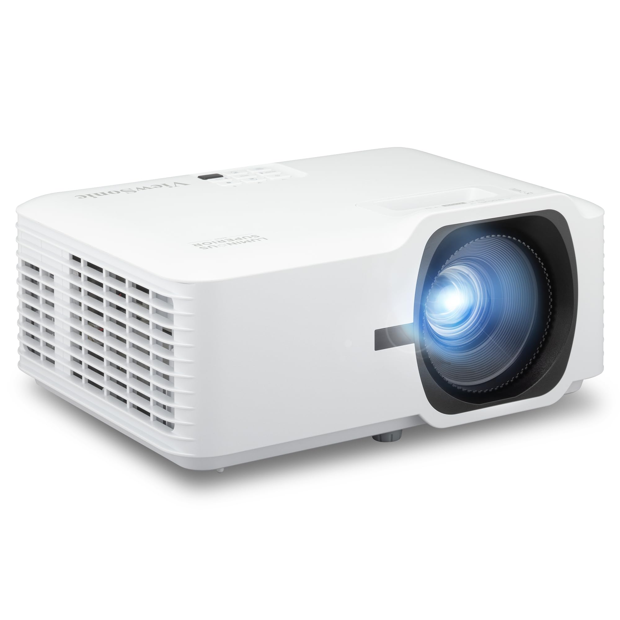 ViewSonic LSD600W 6000 Lumens WXGA Laser Projector, High Brightness for Home and Office Presentations, 1.3x Optical Zoom, H/V Ke