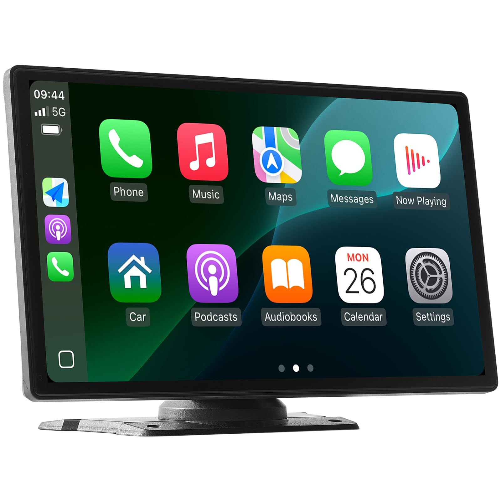 VEVOR Wireless Car Stereo, 9-Inch HD Portable Radio Touch Screen Compatible with Apple CarPlay & Android Auto, CarPlay Screen wi