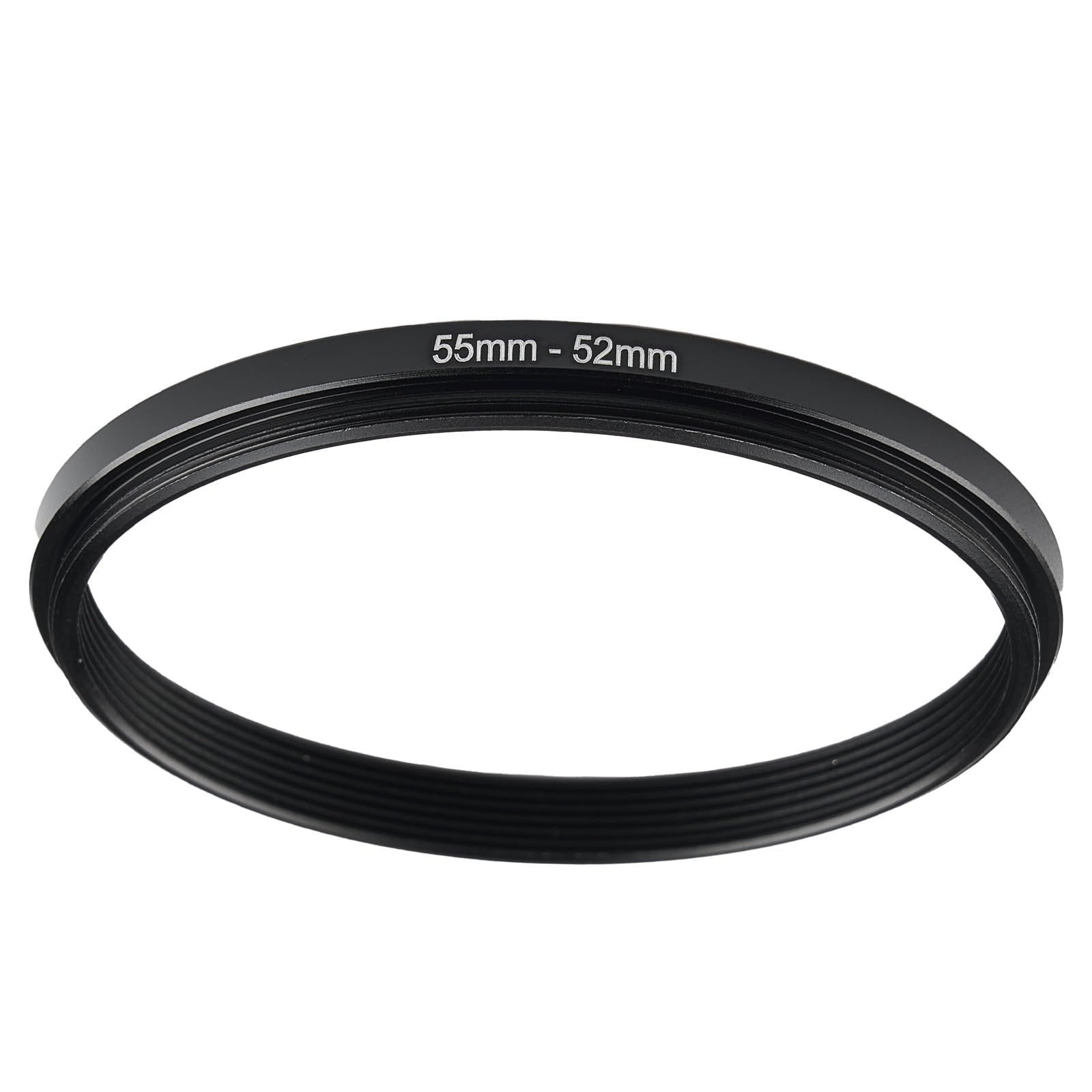 55Mm To 52Mm Step Up Adapter Rings Filter Adapter Black Metal Step Down Filter Ring Adapter Compatible With All Brand Uv Cpl Nd