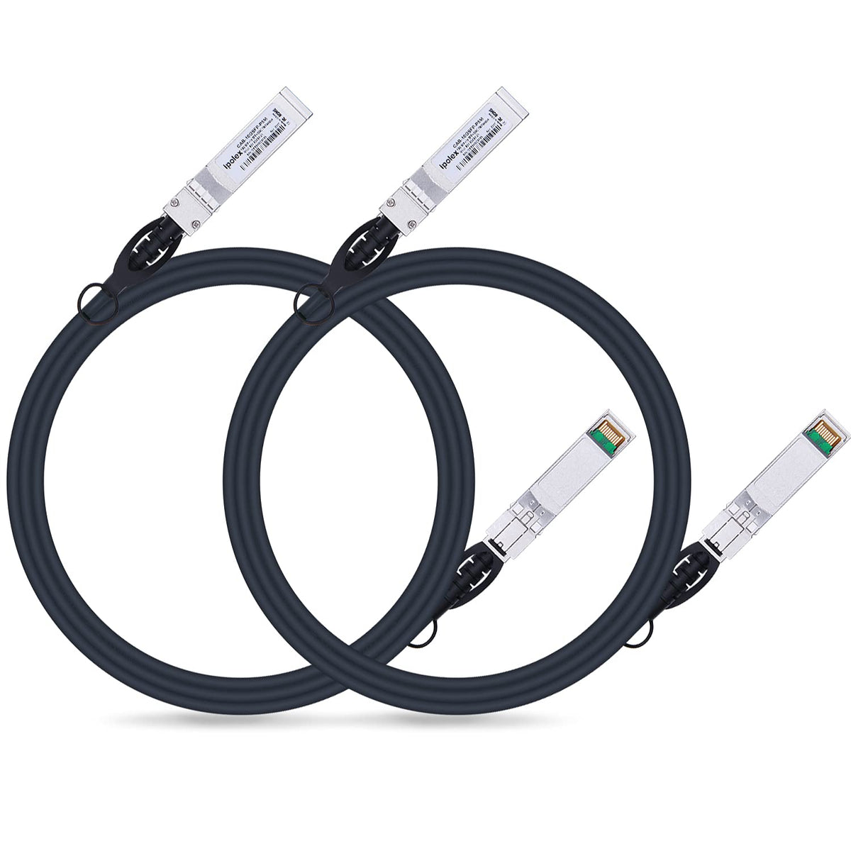 10G Sfp+ Twinax Cable, Direct Attach Copper(Dac) Passive Cable, 2M (6.56Ft), For Cisco Sfp H10Gb Cu2M, Meraki, Ubiquiti, Mikroti