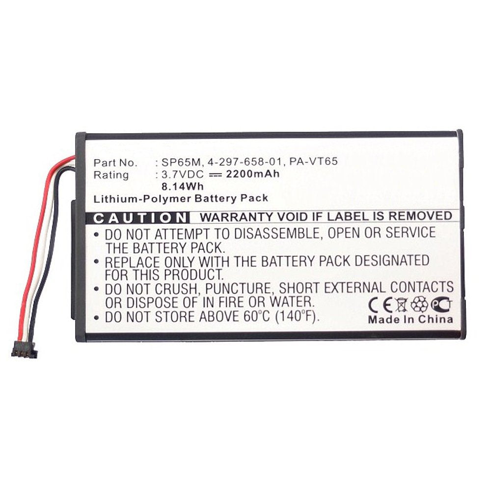 Mpf Products 2200Mah Sp65M, Sp654580, Pa Vt65 Battery Replacement Compatible With Sony Playstation Ps Vita Psv Pch 1001, Pch 110