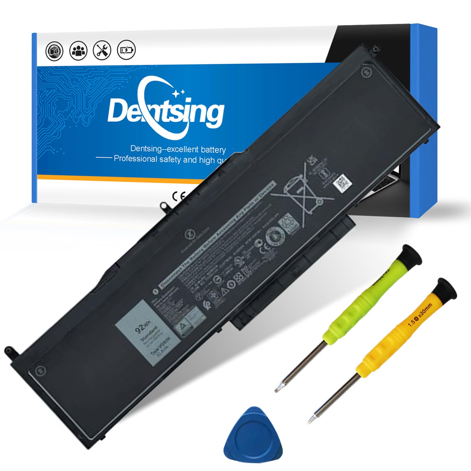 Dentsing Vg93N Laptop Battery Compatible With Dell Precision 15 3520 3530 E5580 E5590 5591 Series Notebook Vg93N 0Vg93N Wfwkk 0W