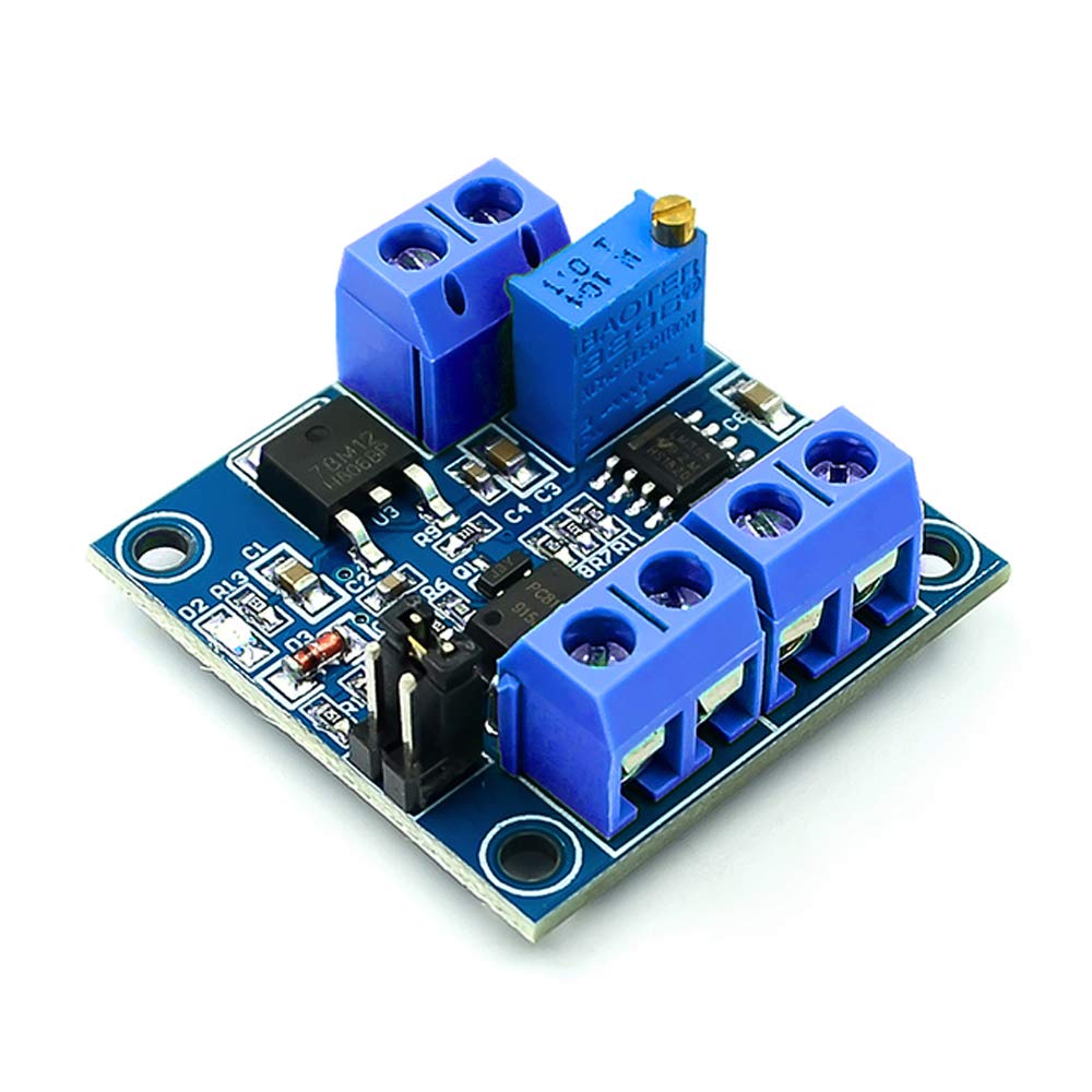 Wsdmavis 2Pcs Pwm To Voltage Module 0%  100% Pwm Converted To 0 10V Voltage Digital Analog Signal Converter For Plc Signal Inter