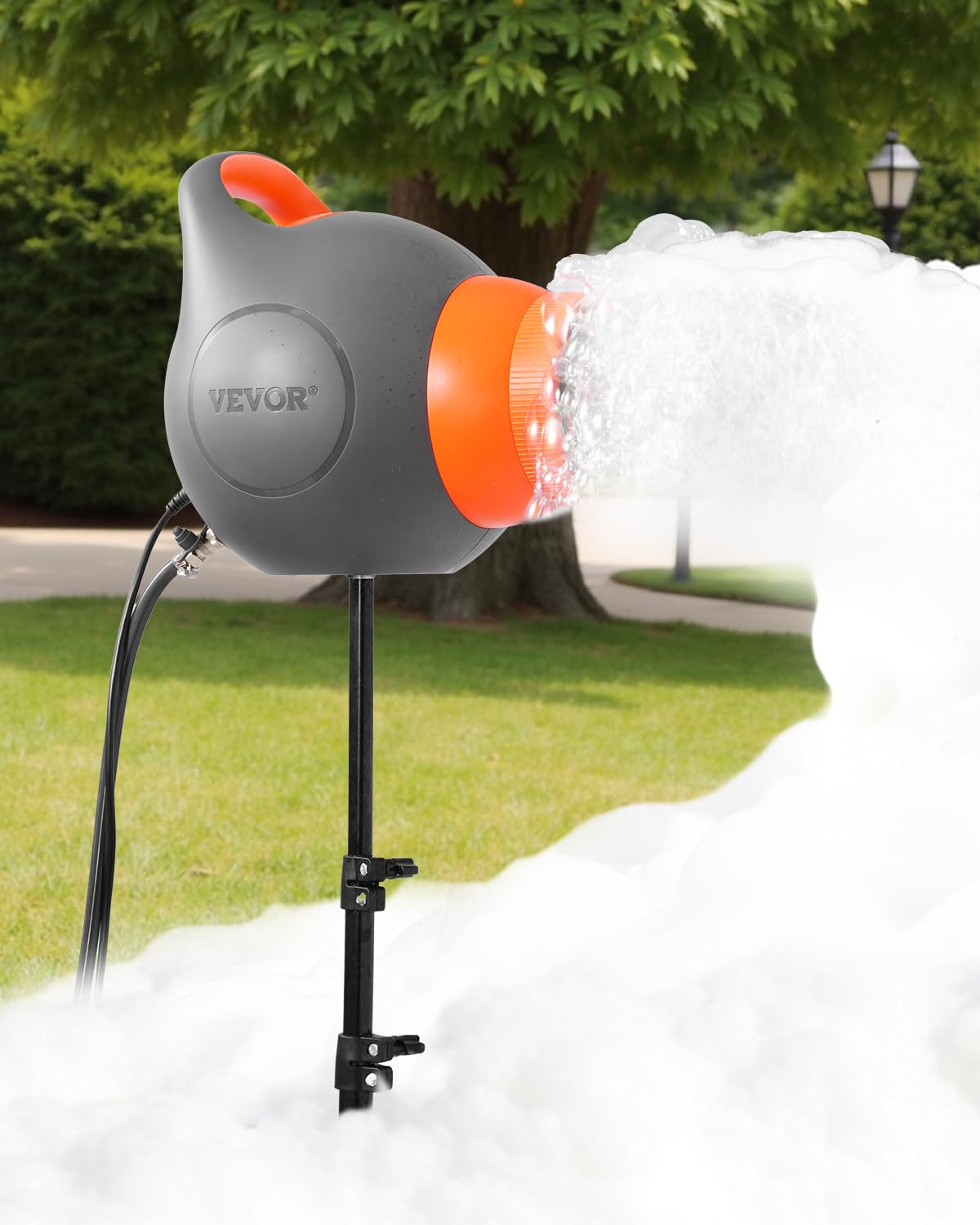 VEVOR Foam Machine, 115 W Party Foam Cannon, Portable Foam Maker with a Tripod Stand, Powerful Foam Party Machine, for Backyard,