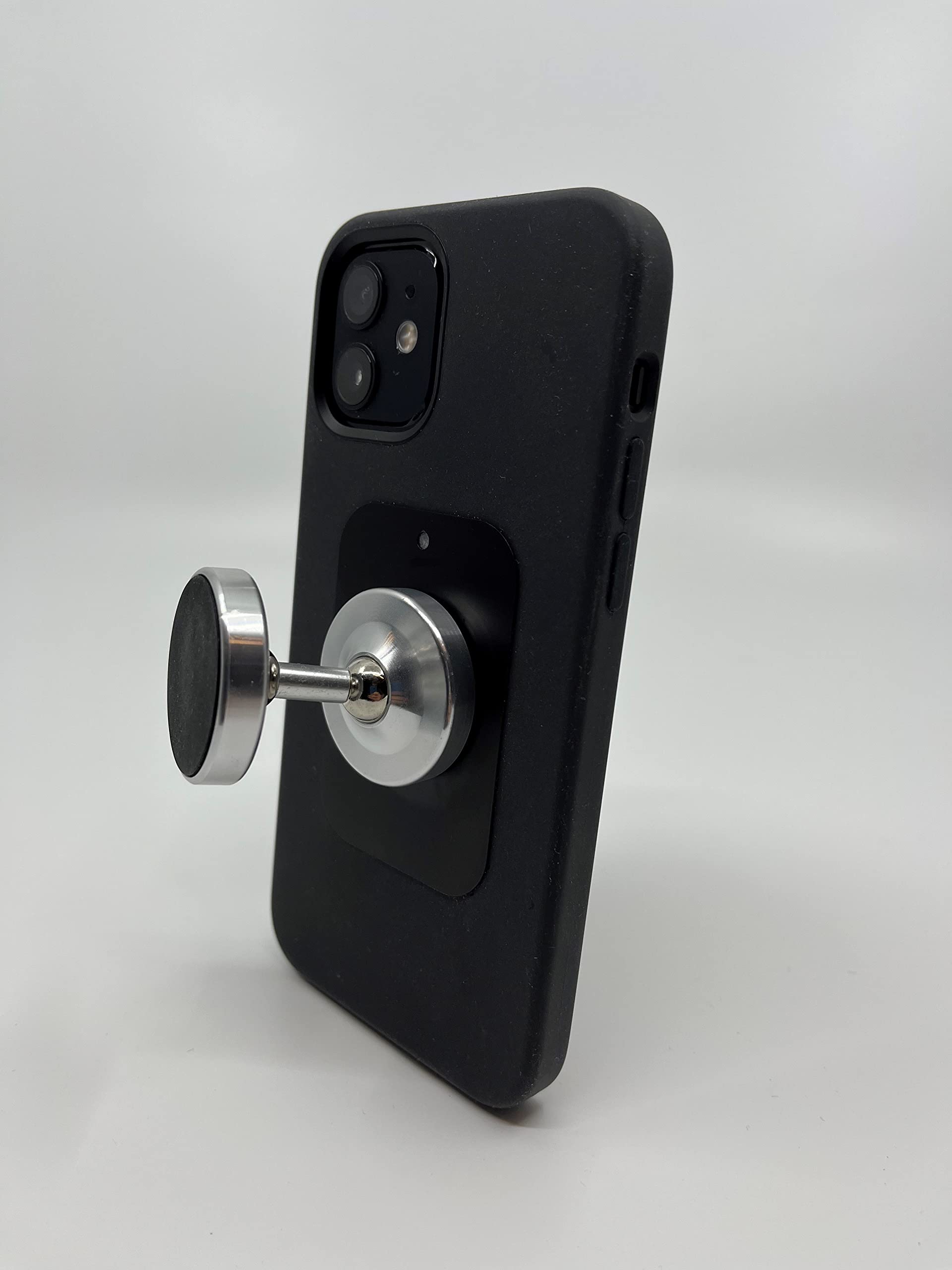 Gym Dual Magnetic Phone Mount & Holder. Attaches Magnetically To Metal Surface.