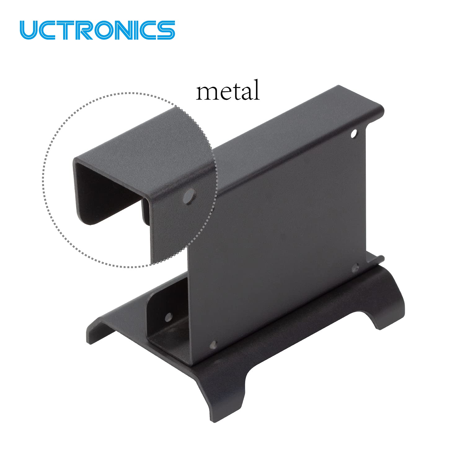 Uctronics For Raspberry Pi Ssd Case, Pi Nas Metal Vertical Stand For Dual 2.5    Ssds And Pi 5, 4, 3B/3B+ And Other B Models