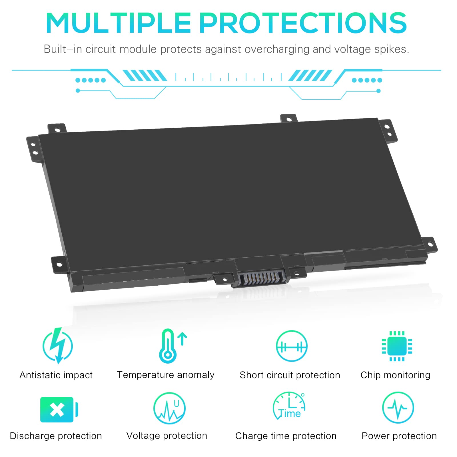 Lk03Xl Lko3Xl Battery For Hp Envy X360 17M Ae0Xx 17 Ae1Xx 17 Bw0013Dx 17M Ae111Dx 15 Cr0Xxx 15M Cn0012Dx 15M Bp0Xx 15 Bq2Xx 15M
