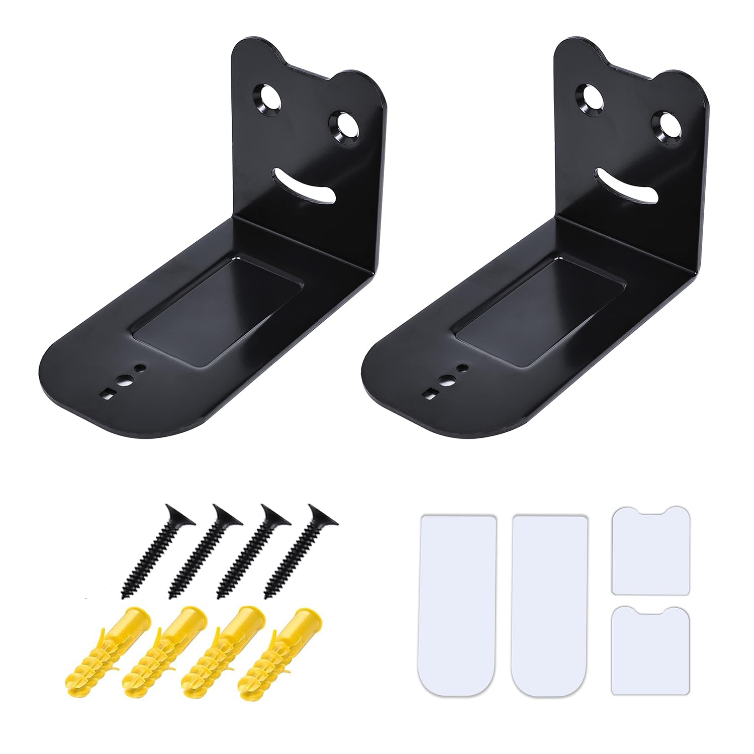 Suixing Sound Bar Mounts Universal Soundbar Wall Mount Bracket Kit For Most Of Soundbars Wall Mount Shelf Mounting Brackets(3.54