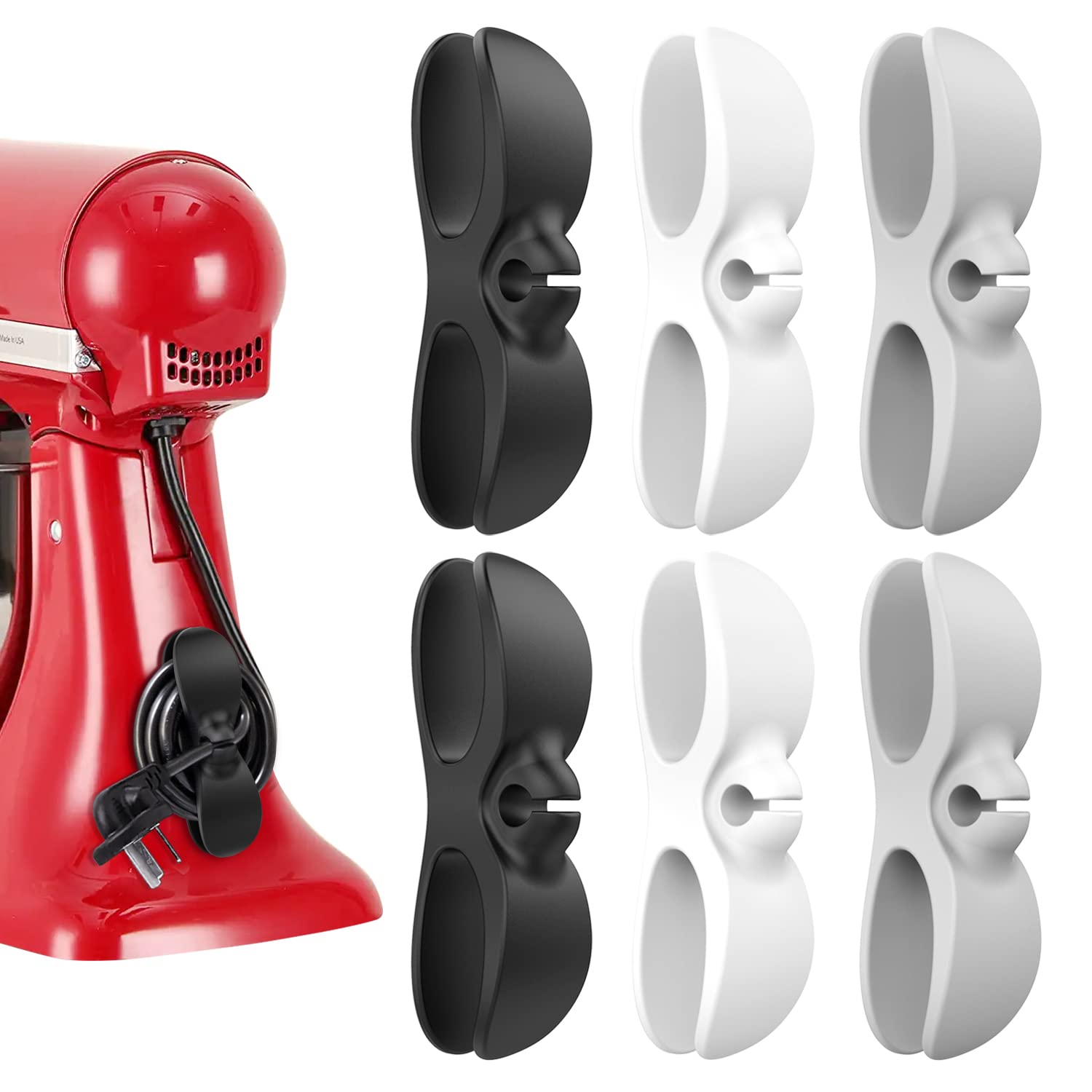 Cord Organizer For Appliances, Upgraded Kitchen Cord Organizer, Cord Keeper Cord Wrapper Cord Holder Cord Winder For Appliances