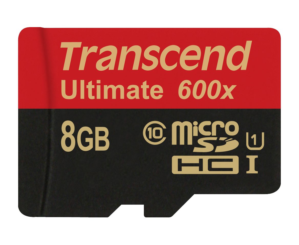 Transcend Ts8Gusdhc10U1 8Gb Microsdhc Class10 U1,Mlc,600X