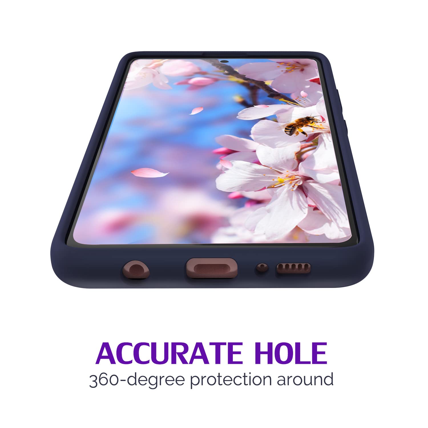 Meifei Galaxy A71 5G Case, Samsung A71 5G Case Liquid Silicone Case Dual Layer Hybrid Hard Pc Soft Silicone Gel Rubber Bumper Sl