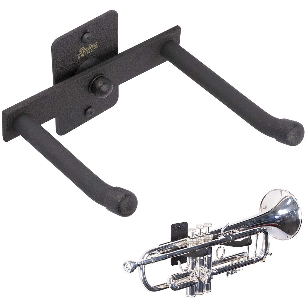 String Swing Horizontal Wall Mount Trumpet Holder   Stand For All Trumpets Including Piccolo And Pocket Trumpet   Musical Instru
