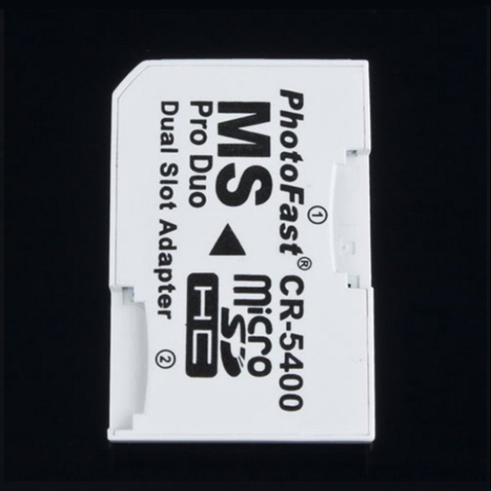 Micro Sd Tf To Memory Stick Ms Pro Duo For Psp 1000/2000 / 3000 Card Dual 2 Slot Adapter Converter Cr 5400 Cr5400