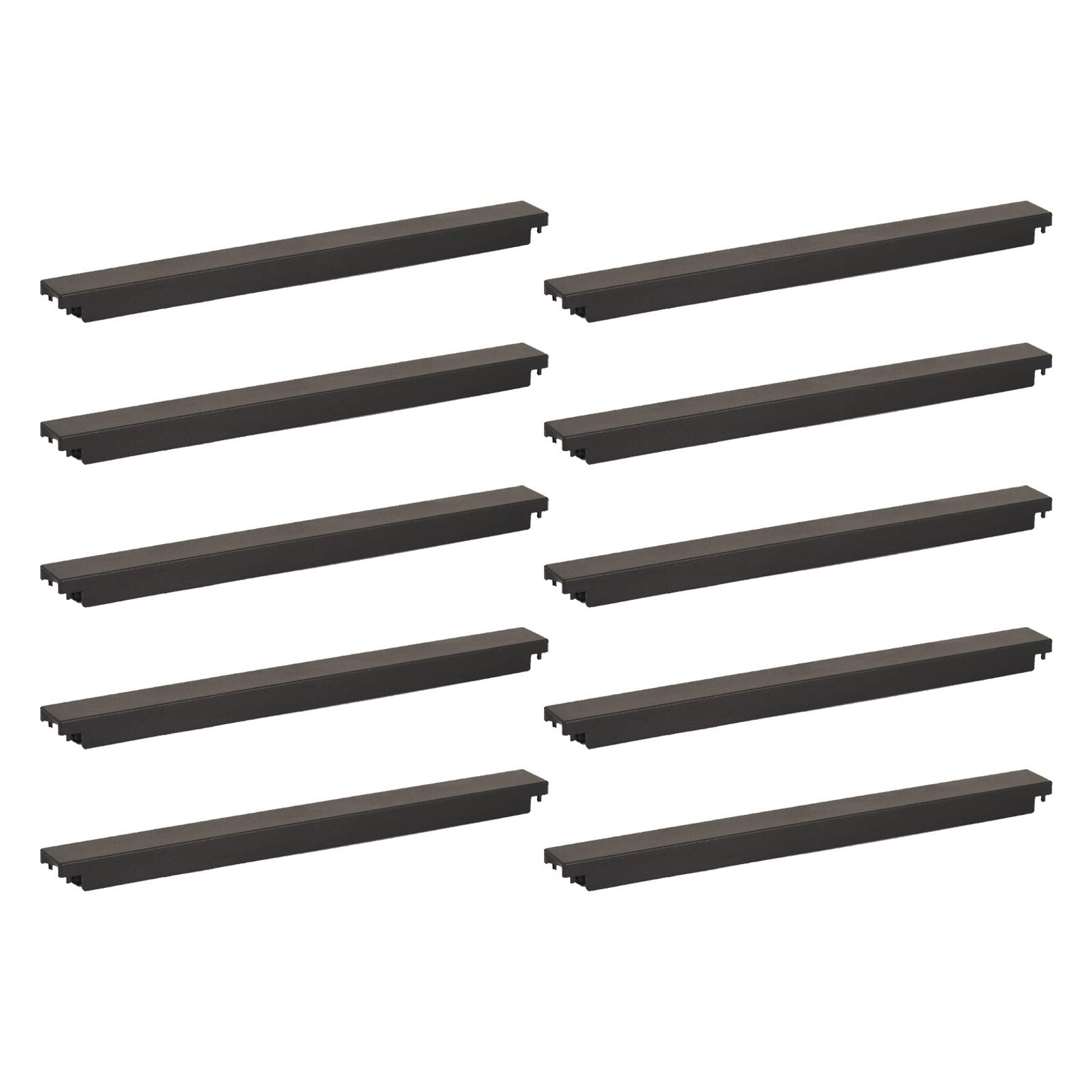 Aeons 1U Blank Rack Mount Panel Spacer For 19 Inch Server Network Rack Enclosure Plastic Tool Less Black 10 Pack