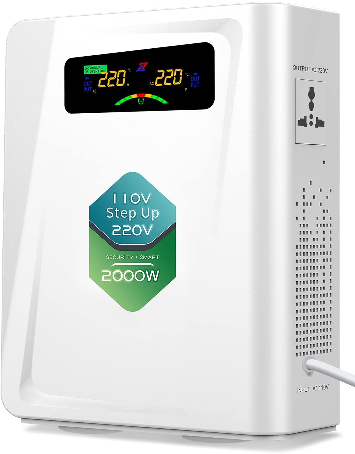 Step Up Transformer 110V To 220V 2000W Voltage Converter, 120V To 240V, No Noise,Suit For Juicer, Chocolate Machine And Other Ap