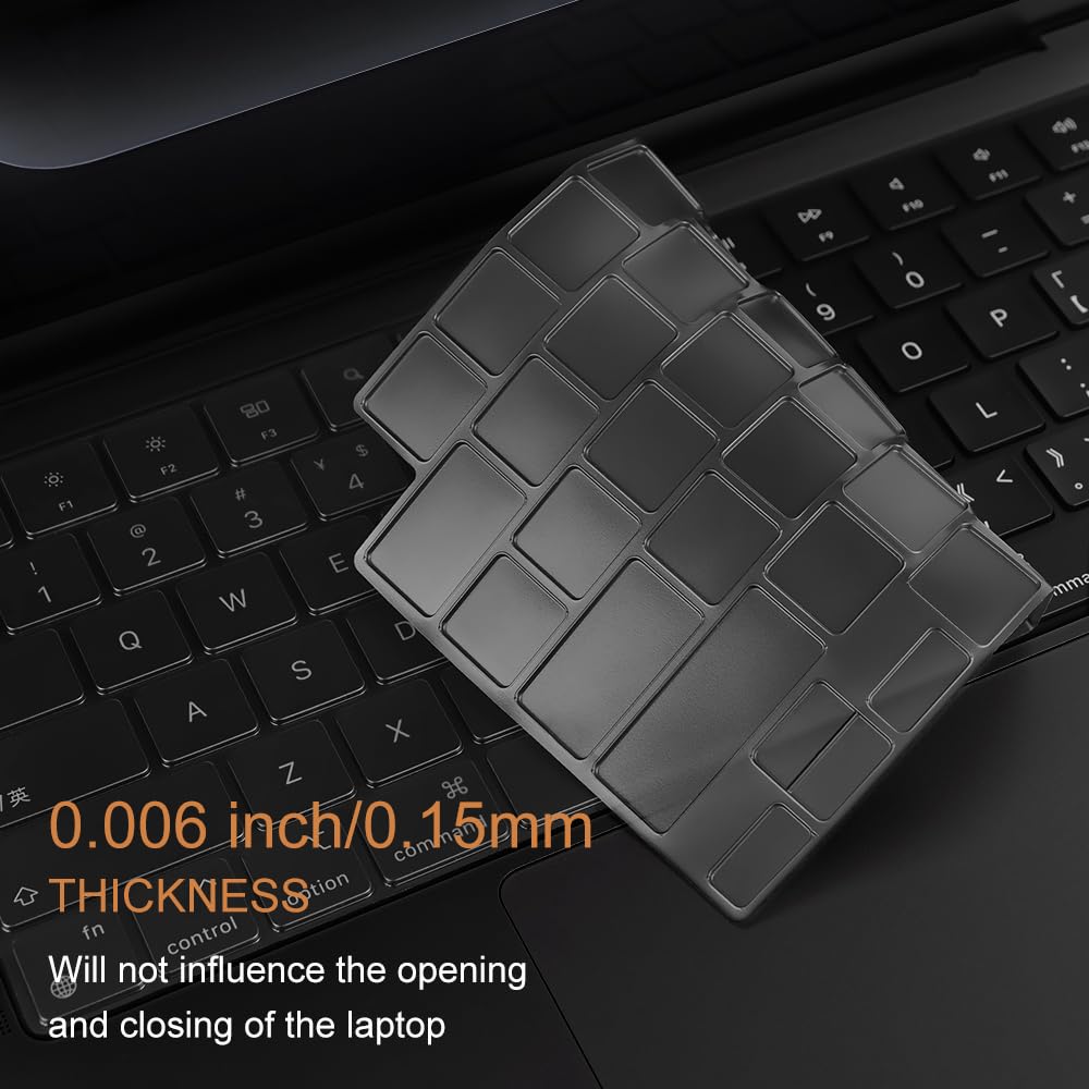 Masibloom Keyboard Cover Skin For Macbook Pro 14'' 16 Inch M3 Pro/Max Chip 2023 Released Liquid Retina Display & Touch Id Tpu Pr