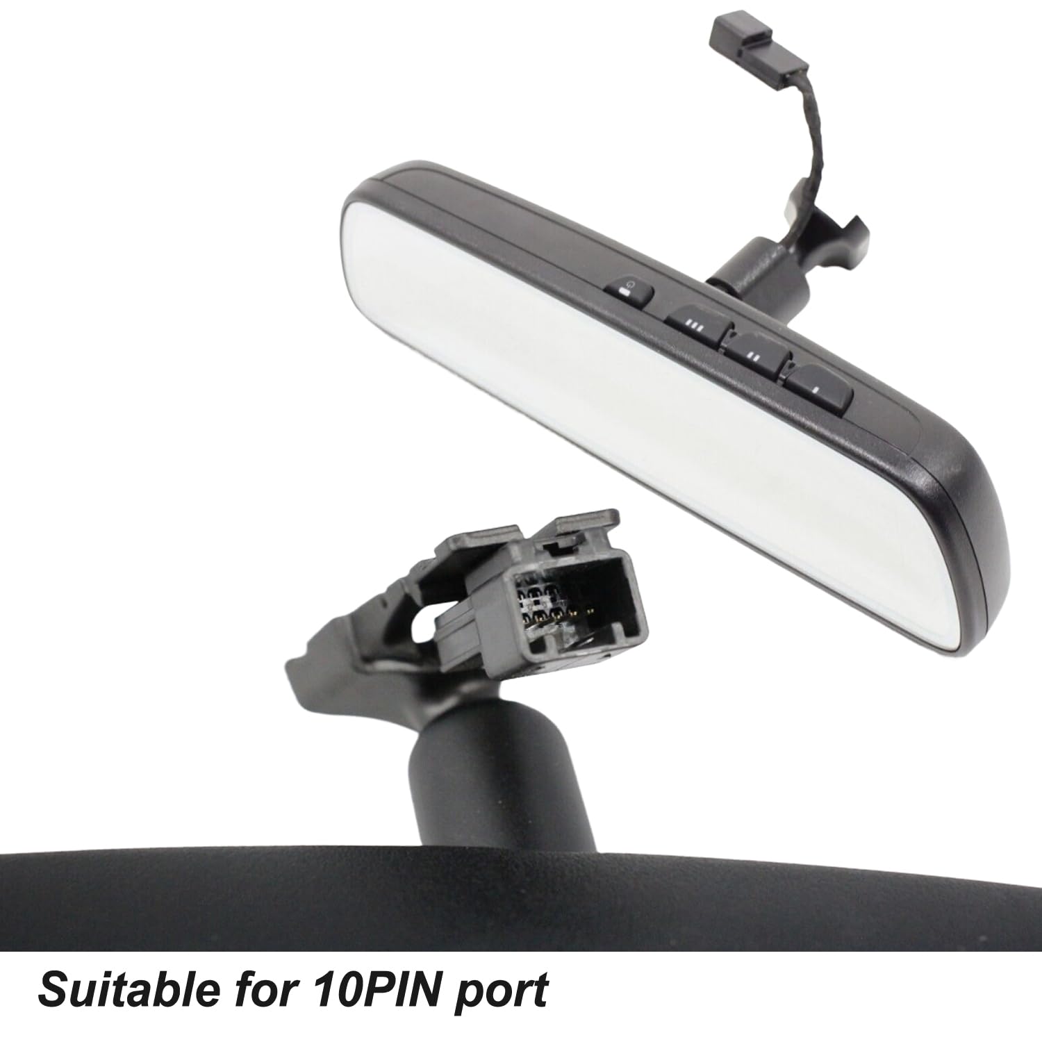 Dash Cam Power Adapter For Mazda Cx 5 2017 2023, Cx 30 2020 2023, And More Select Models With 10Pin Auto Dimming,Usb Power Sourc