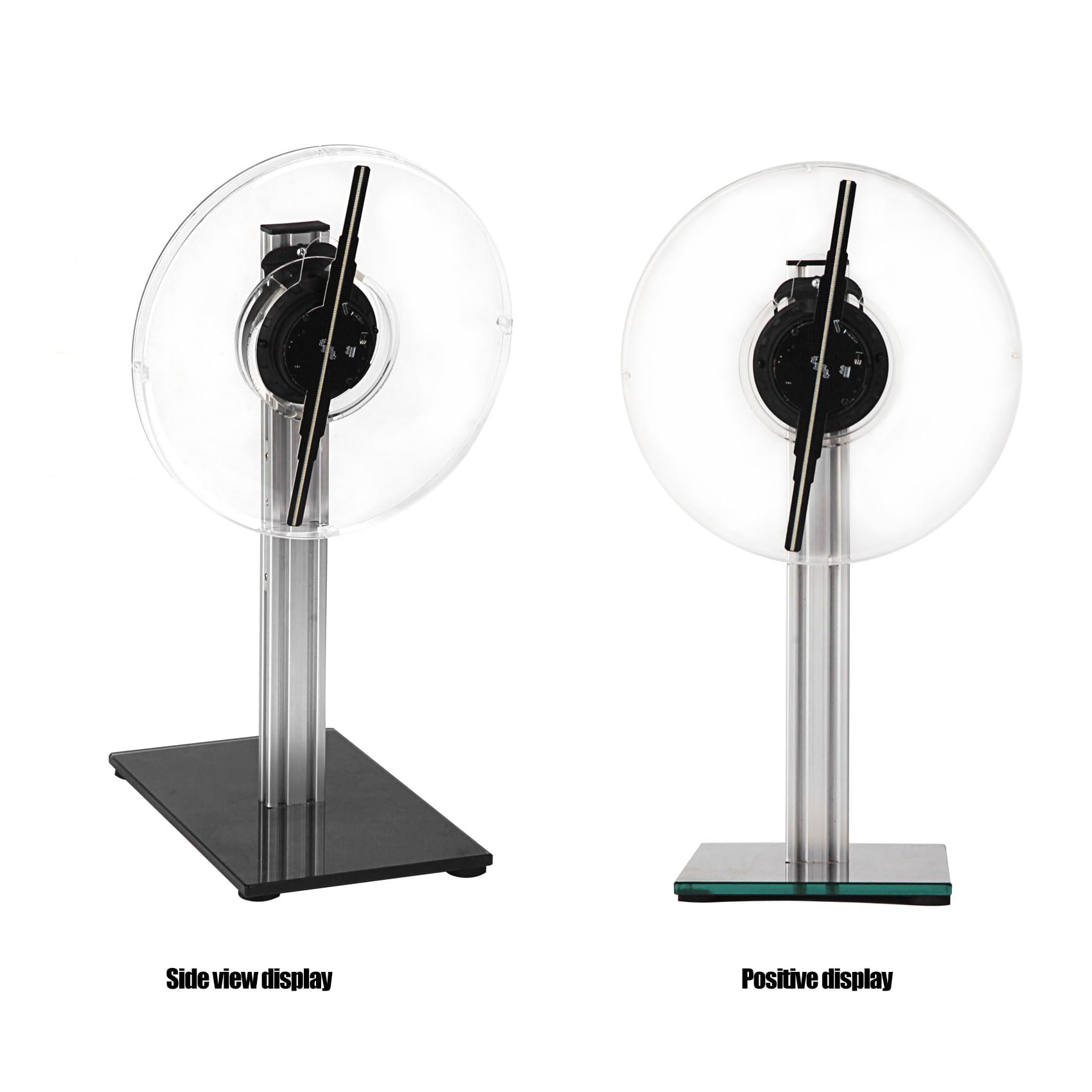 Hologram 3D Fan Stand And Multi Function Base,Suitable For 27.5'' Projector Or Smaller Fans
