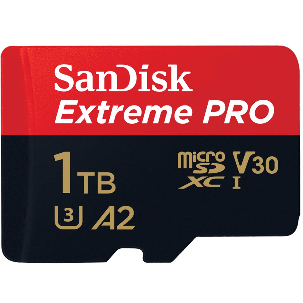 Sandisk Microsdxc Extreme Pro 1Tb (A2 V30 U3 R170 W90) + Adapter Mobile