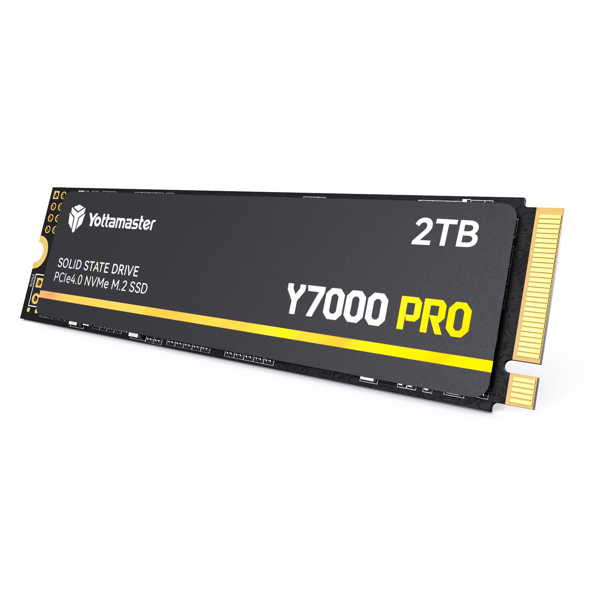 Yottamaster 2Tb Ssd M.2 Pcie 4.0, Up To 7000Mb/S, M.2 2280 Nvme Internal Solid State Drive With 3D Nand Flash, Upgrade Storage F