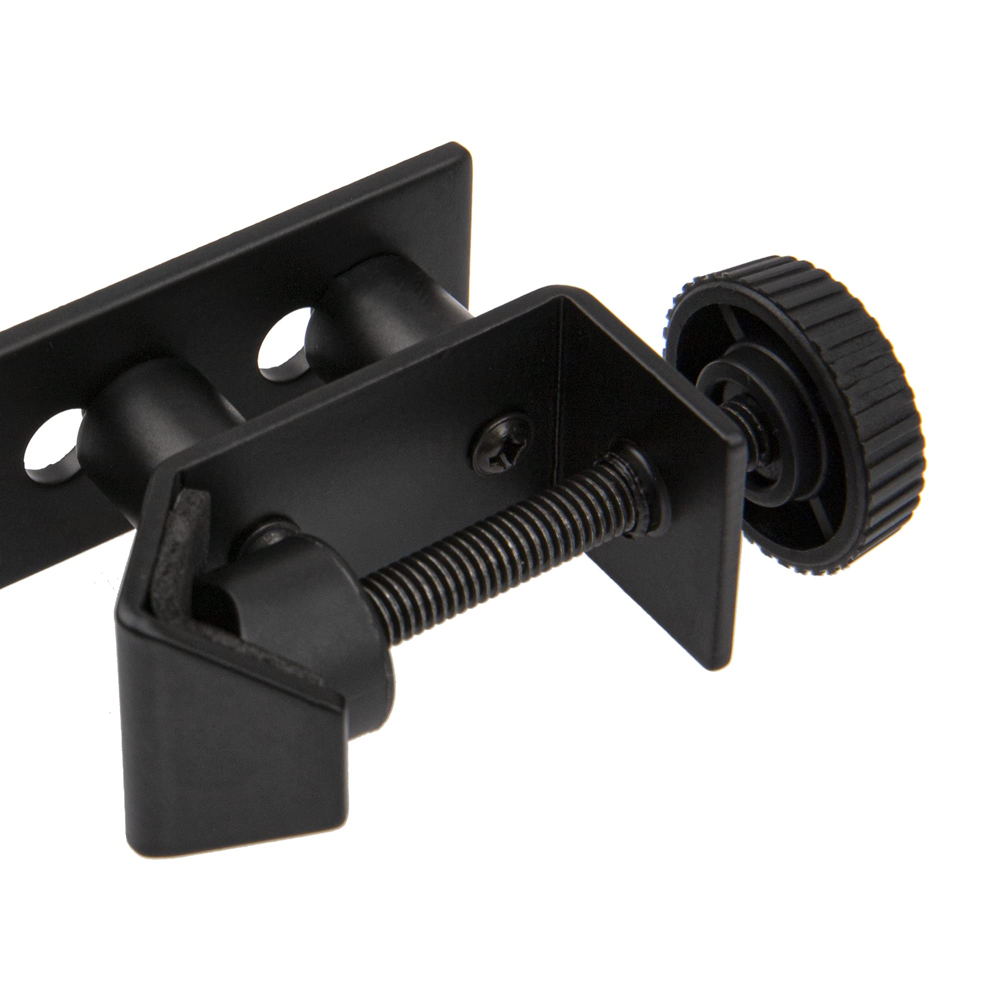 1Pcs Yootones Drum Microphone Shockproof Clip Rim Mount Holder Metal Universal Mic Set Clamp Adjustable (Black)