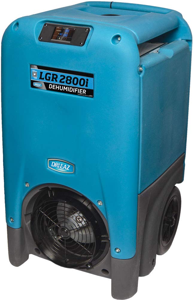Dri-Eaz F410/110128 LGR 2800i Dehumidifier 130 Pint, w/Pump- High-Heat Operation Industrial Dehumidifier for Large Room, Up to 3