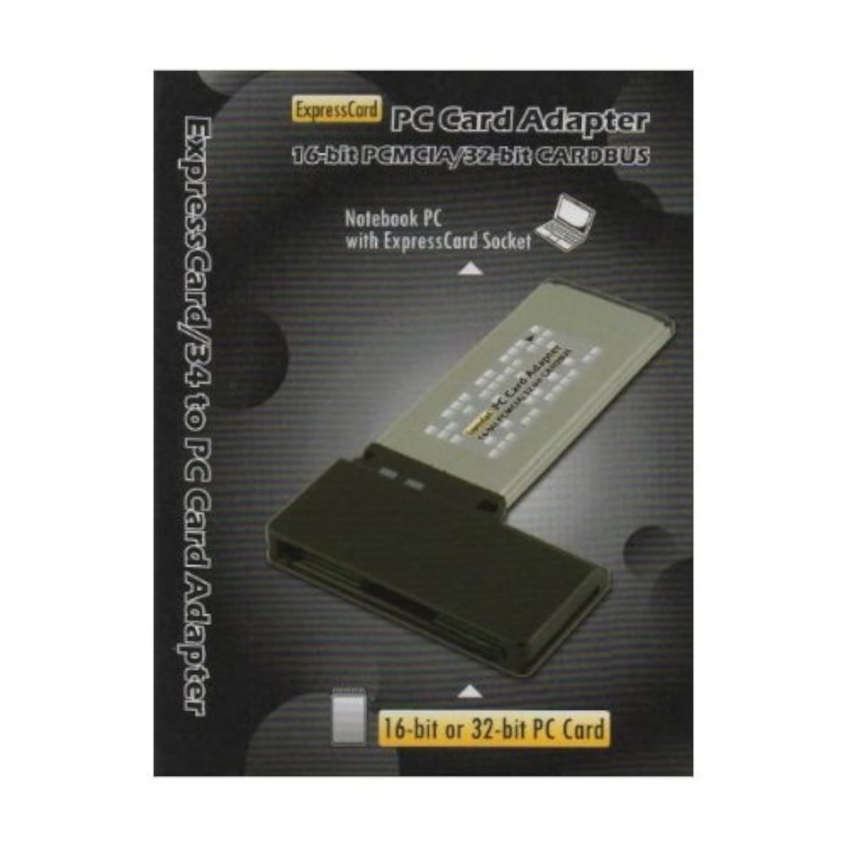 Digigear 16bit / 32 bit CardBus PCMCIA PC Card to 34 mm ExpressCard Adapter/Reader/Writer