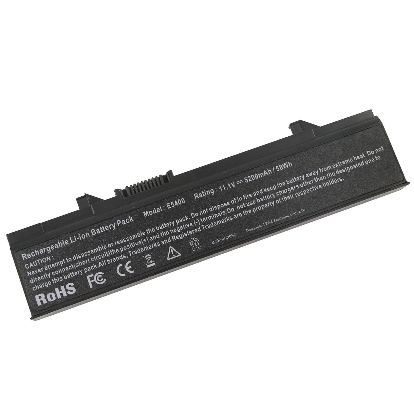 Futurebatt Replacement Laptop Battery For Dell Latitude E5400 E5410 E5500 E5510 Km742 Km769 Rm656 T749D[11.1V 58Wh]