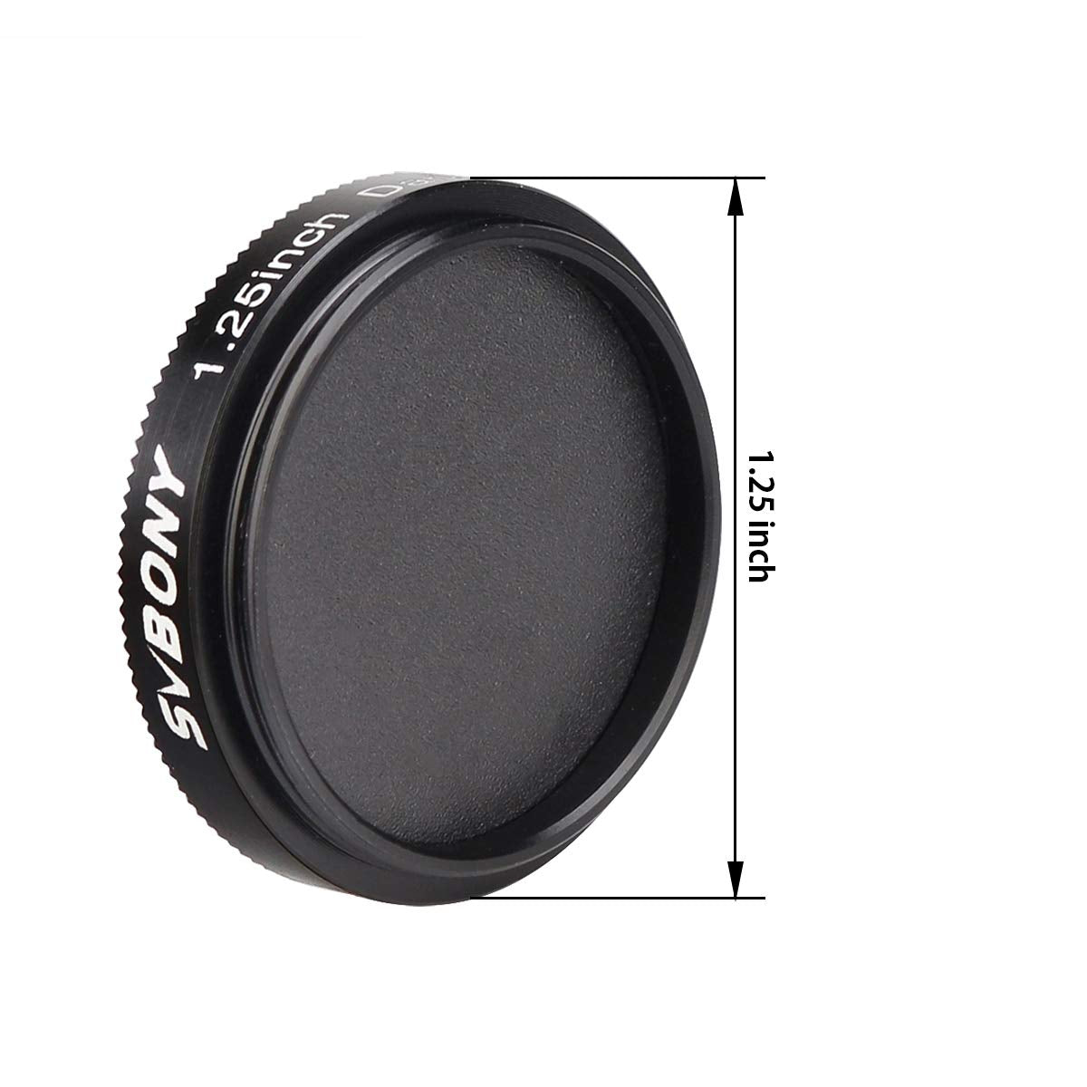 Svbony Sv164 Telescope Filter, 1.25 Inches Dark Frame Imaging Filter, For Eliminate Camera Noise And Hot Pixels, Black