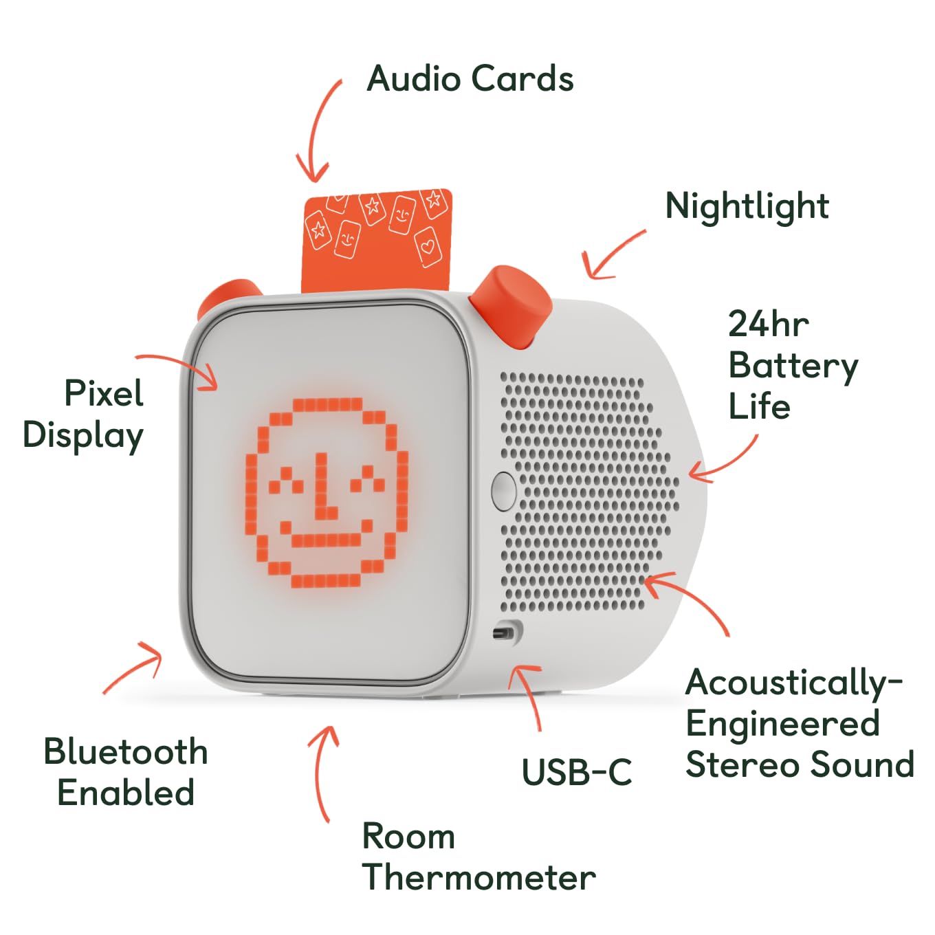Yoto Player (3Rd Gen.) + Make Your Own Card - Kids Bluetooth Audio Speaker, All-In-1 Screen-Free Device For Stories Music Podcas