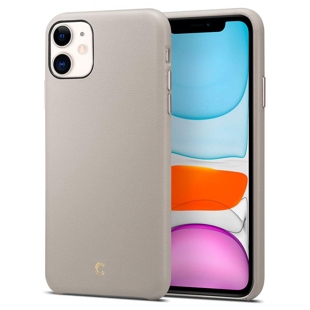 Cyrill Iphone 11 Case, Basic Leather Designed For Apple Iphone 11 Case (2019)   Taupe