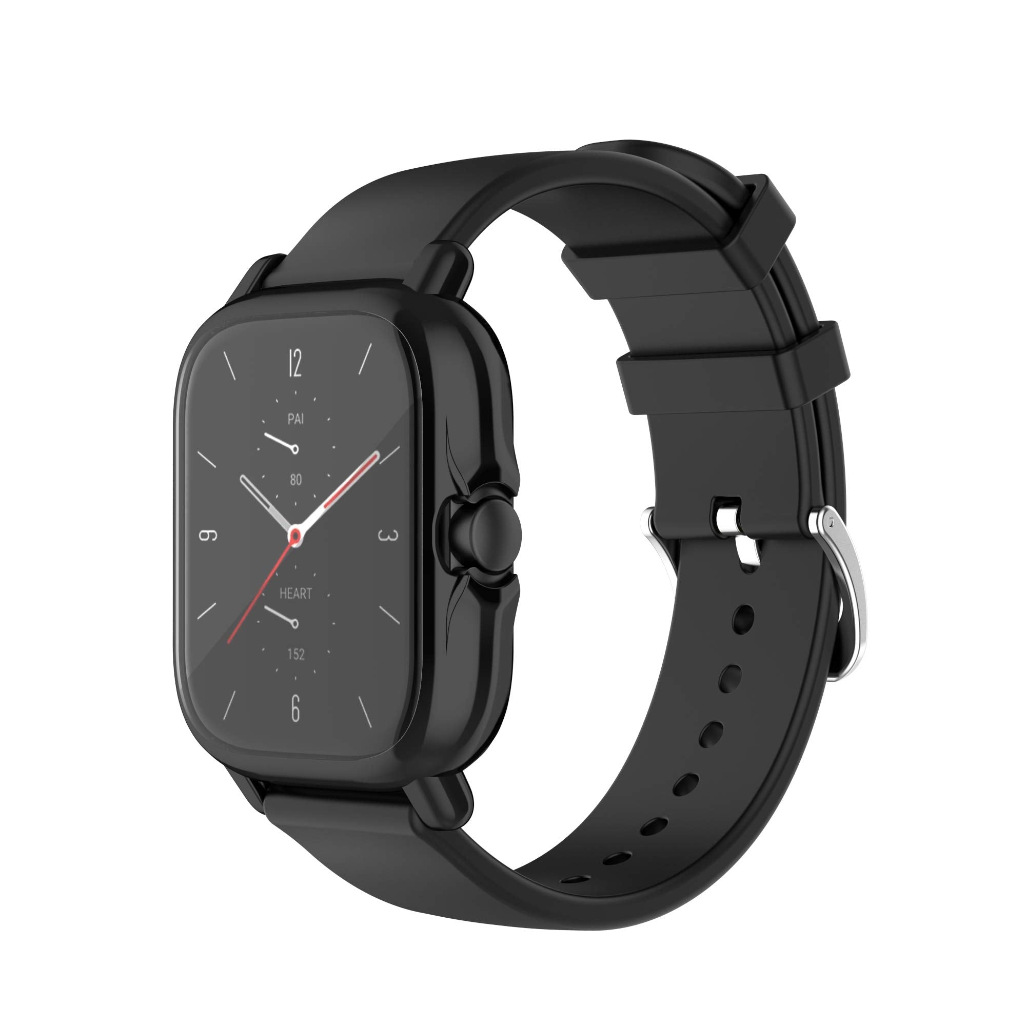 Tencloud Cases Compatible With Amazfit Gts 3/Gts 2 Smartwatch Men Women Watch Case Soft Tpu Shockproof Bumper Cover Screen Prote