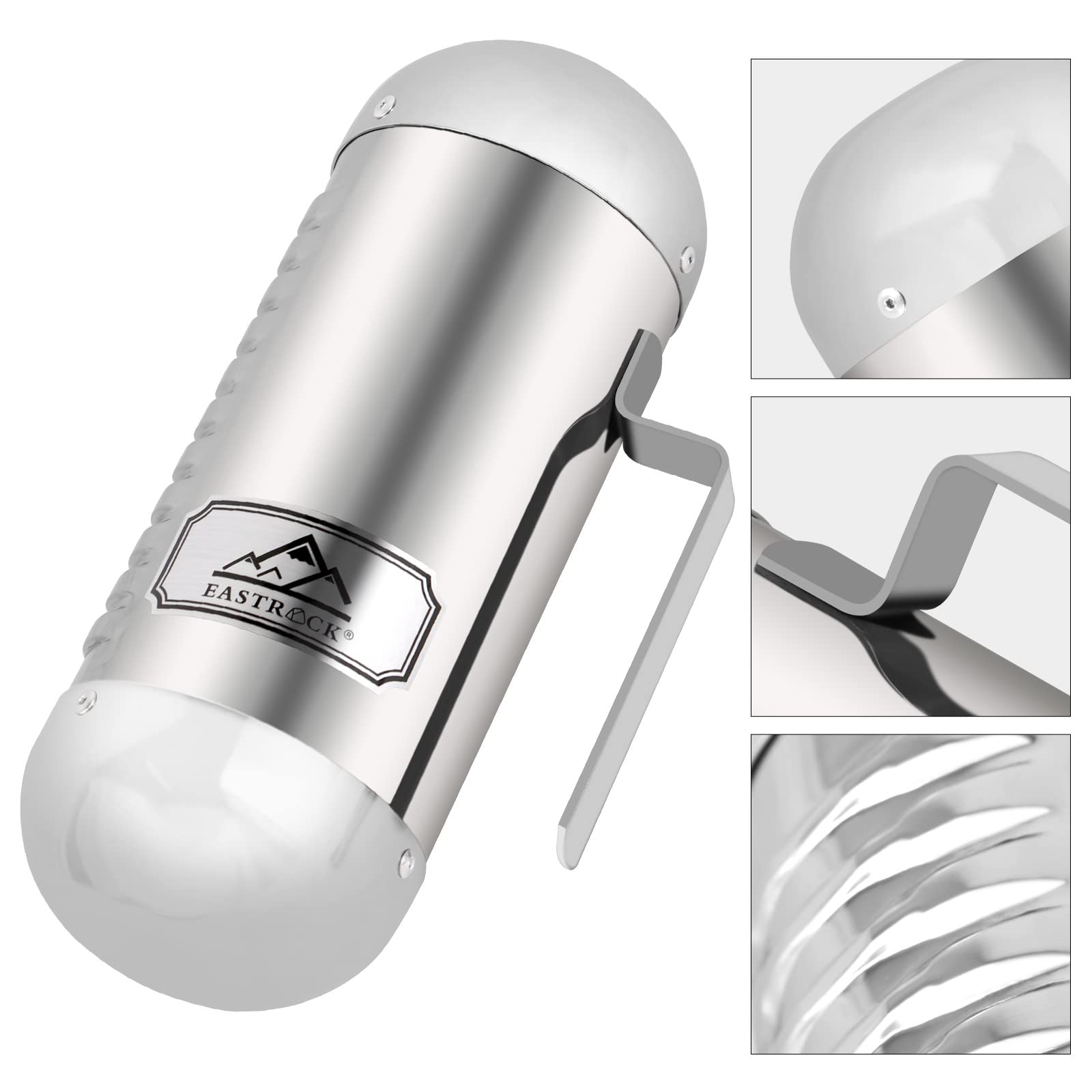 Eastrock Guiro Instrument Professional Stainless Steel Guiro Instrument Puerto Rico Latin Percussion Instrument Guiros With Scra