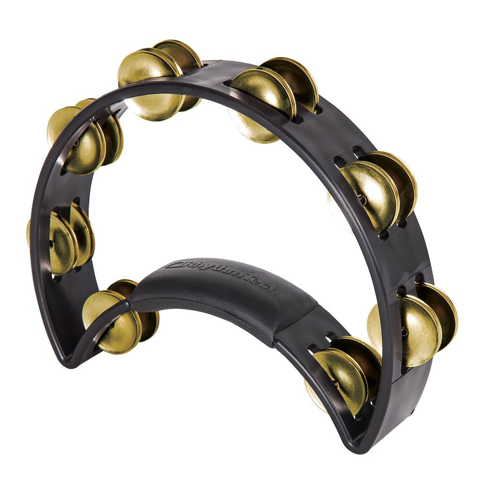 Rhythm Tech Tambourine, Black, Inch (Rt1011)