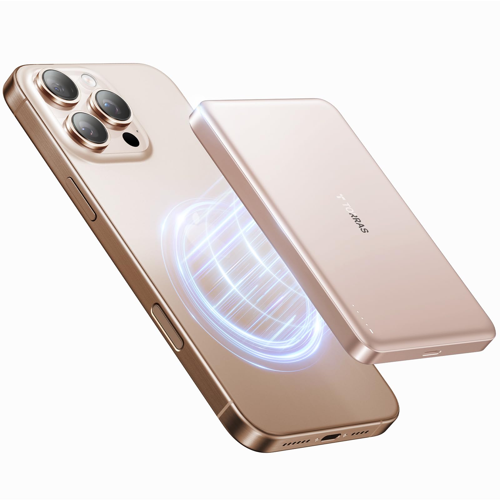 Torras Minimag Power Bank,Ultra Slim 10,000Mah Magnetic Wireless Portable Charger, 22.5W Fast Charging Battery Pack With Usb C C