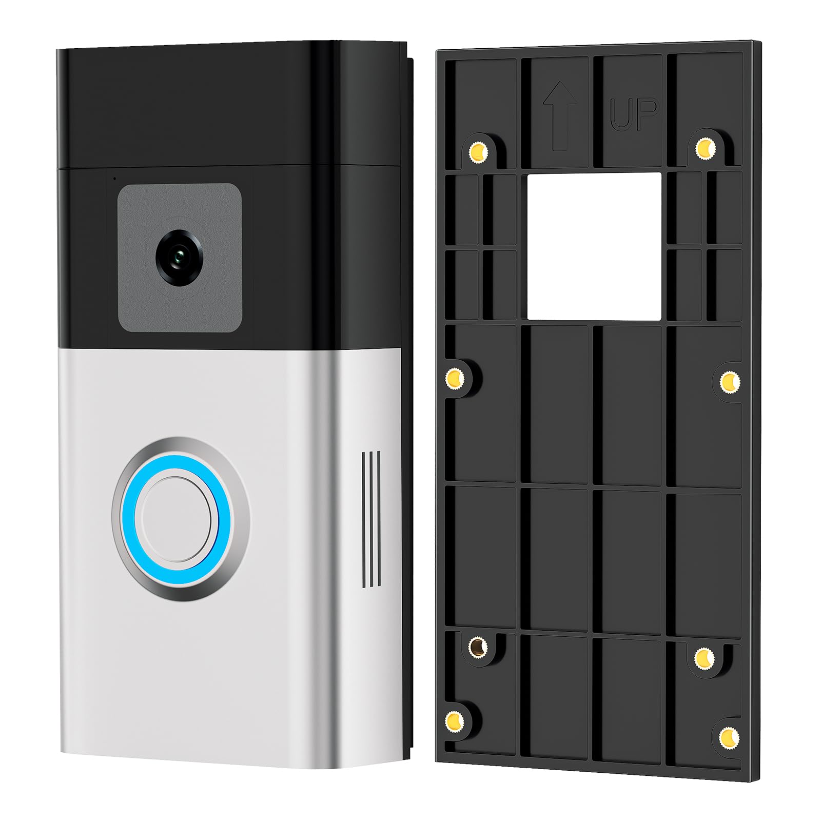 No Drill Adhesive Video Doorbell Mount Compatible With Video Doorbell 1/2/3/3 Plus/4/ (2024 Release)/, R/Ing Camera Doorbell Mou