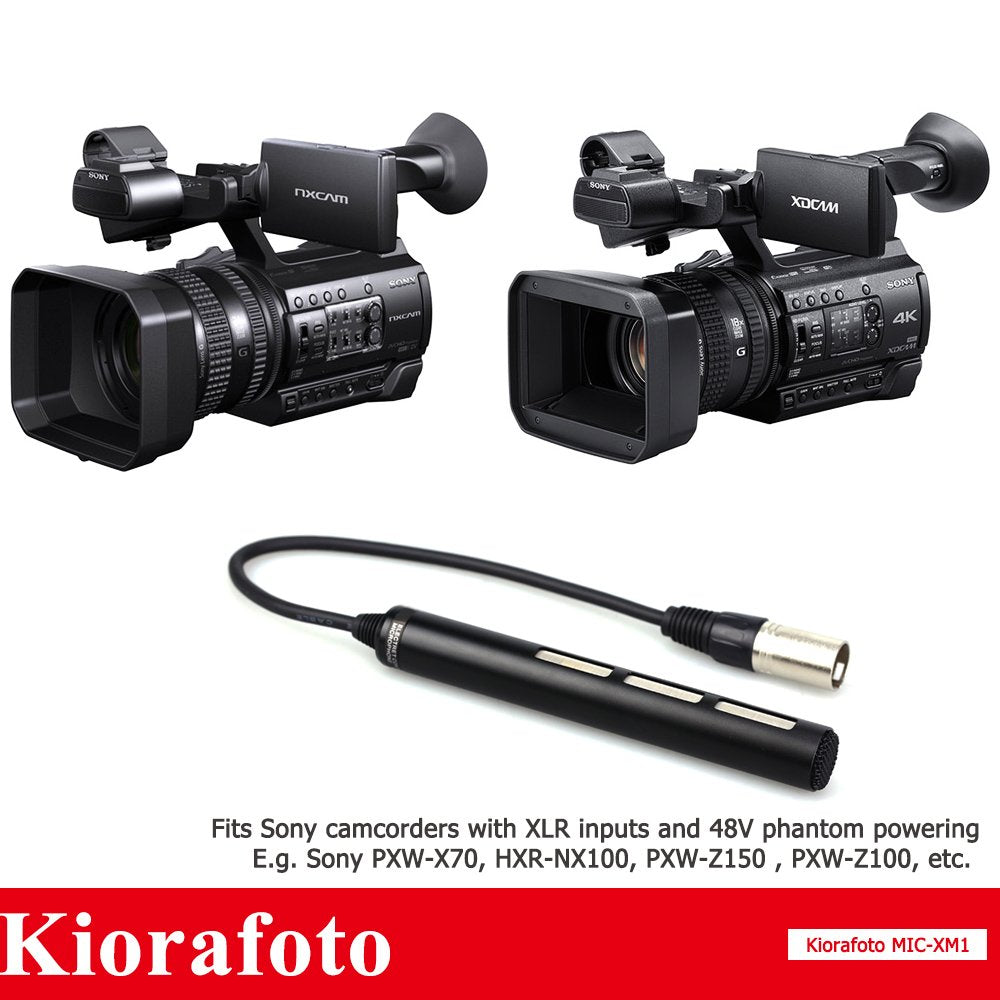 Kiorafoto Camera Camcorder Microphone For Sony Hxr Nx30 Hxr Nx70 Hxr Nx5 Dsr Pd170 Hvr A1 Hdr Ax2000 Hvr Z7 Hvr Z5 Hvr Z1 Hvr V1