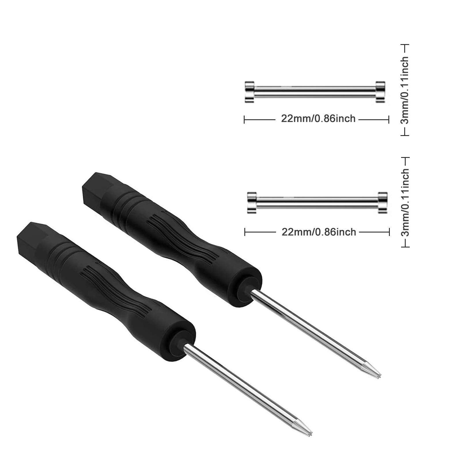 Isabake Screws And Screwdrivers For Garmin Forerunner 735Xt/230/220/235,Forerunner 235 Lite, Forerunner 620/630 Etc.2Pcs Stainle