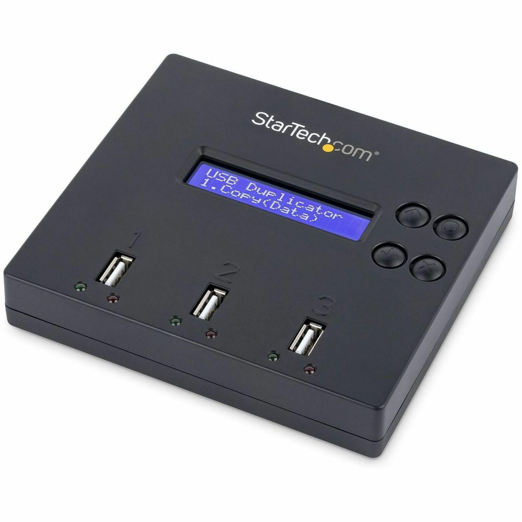 Startech.Com Standalone 1 To 2 Usb Flash Drive Duplicator / Cloner / Eraser, Multiple Usb Thumb Drive Copier / Sanitizer, System