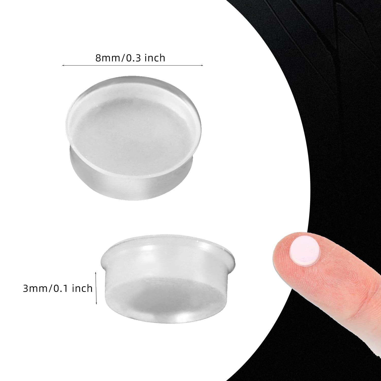 26 Pieces Silicone Flute Plug, Flute Key Cover, 8 Mm Flute Hole Plug Soft Flute Key Cover For Most Brand Flute