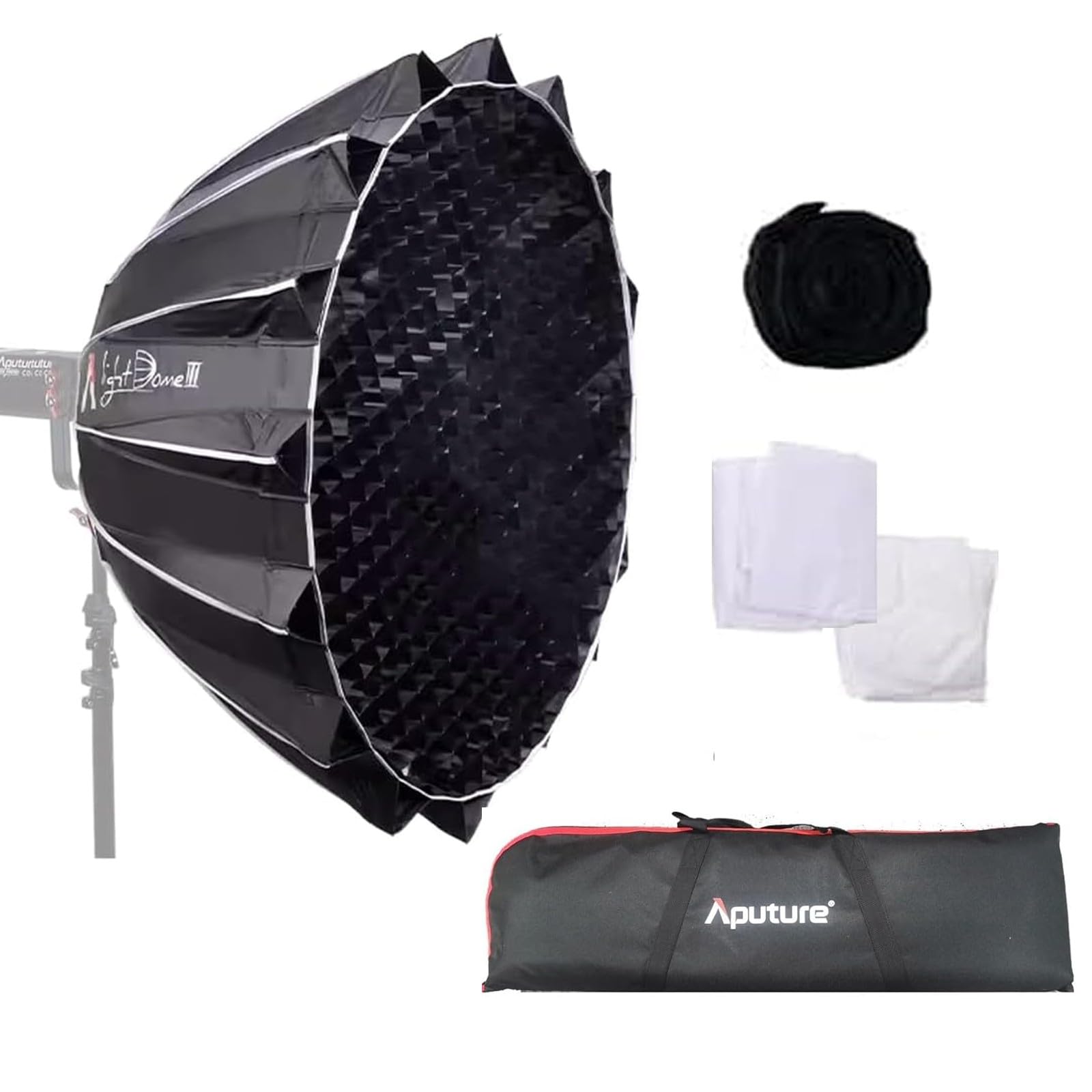 Aputure Light Dome III 90cm Bowens Mount Parabolic Softbox with Honeycomb Grid for Aputure 600D 600X Pro Amaran 300C 150C 200X S